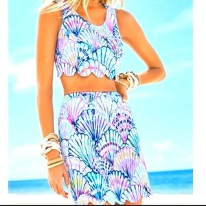 NWT, Lilly Pulitzer Oh Shello, 2 piece set, size 4.